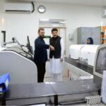 Governor Khyber-Pakhtunkhwa (KPK) Faisal Karim Kundi being briefed during his visit to Indus Hospital and Health Network