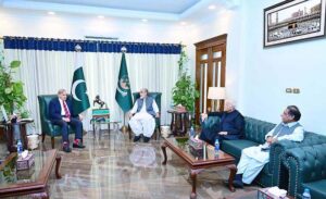 A delegation of Balochistan Awami Party (BAP) calls on Prime Minister Muhammad Shehbaz Sharif