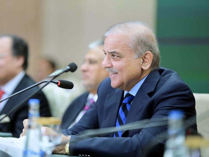 Prime Minister Muhammad Shehbaz Sharif briefing parliamentarians regarding power sector reforms