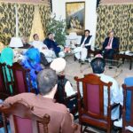 A delegation of PML-N Parliamentarians from Balochistan calls on Prime Minister Muhammad Shehbaz Sharif