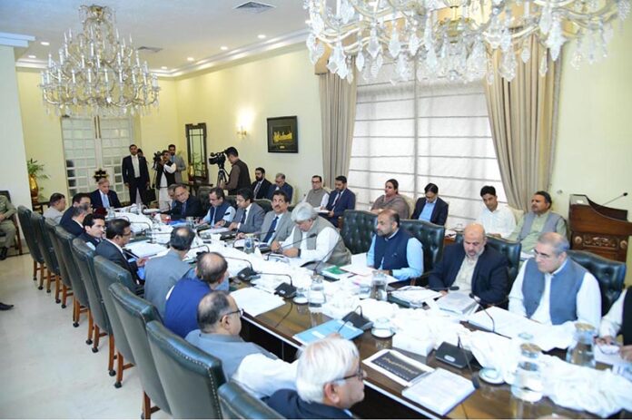 Prime Minister Muhammad Shehbaz Sharif chairs a meeting of Cabinet Committee on Energy