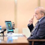 Prime Minister Muhammad Shehbaz Sharif addresses the federal cabinet