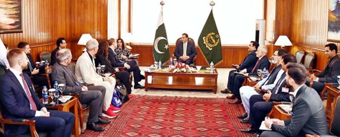 Speaker National Assembly Sardar Ayaz Sadiq in a meeting with parliamentary delegation from Federal Republic of Germany at Parliament House