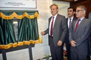 Controller General of Accounts Maqbool Ahmed Gondal inaugurated the newly renovated building of DGPR.