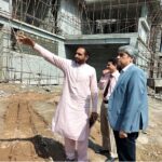 Federal Secretary Health Nadeem Mahbub visited the under construction emergency in PIMS