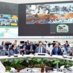 Federal Minister of Planning, Development & Special Initiatives Ahsan Iqbal presiding 1st meeting of Disaster Response at NEOC, NDMA Headquarters