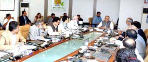 Federal Minister for Communications, Abdul Aleem Khan presiding over a high level meeting of NHA