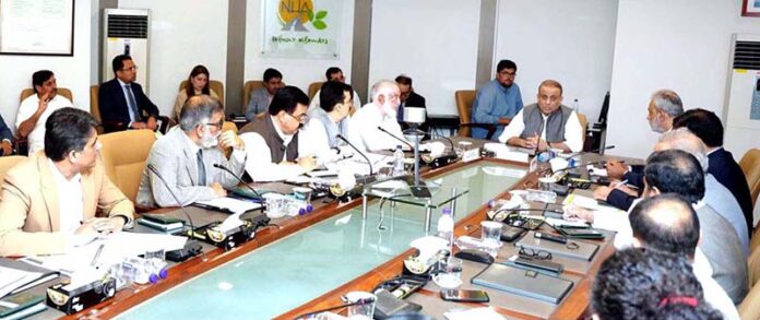 Federal Minister for Communications, Abdul Aleem Khan presiding over a high level meeting of NHA