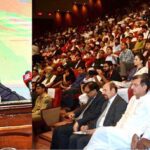 President Asif Ali Zardari addressing the Professor Waris Mir Memorial Seminar