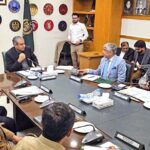 Federal Minister for Interior Mohsin Naqvi chairing a meeting of Core Committee regarding Security of Chinese Citizens