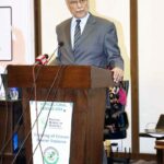 Federal Minister for Planning, Development, and Special Initiatives, Ahsan Iqbal addressing the Seventh Agricultural Census 2024 at a ceremony held by the Pakistan Bureau of Statistics (PBS)