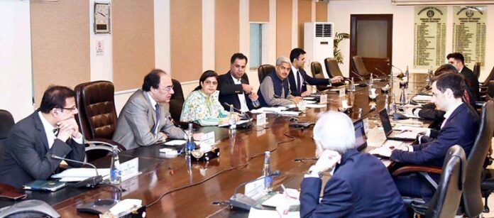 Federal Minister for Finance & Revenue Senator Muhammad Aurangzeb in a meeting with the Representatives from Standard & Poor's (S&P) Global Rating Agency
