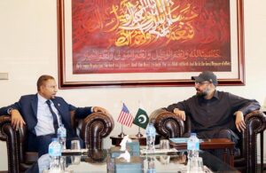 Mr. Phil Ramos, Deputy Speaker New York State Assembly, USA calls on Federal Minister for Overseas Pakistanis and Human Resources Development Chaudhry Salik Hussain.