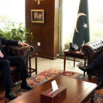 Chairman Senate, Syed Yousuf Raza Gilani in a meeting with Faisal Karim Kundi, Governor of Khyber Pakhtunkhwa at Parliament House