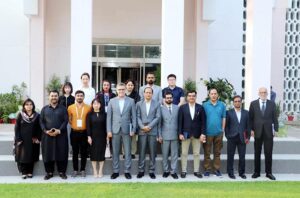 A delegation of journalists from Balochistan and China International Communications Group called on Ambassador of Pakistan to China H.E. Khalil Hashmi at Pakistan Embassy