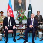 President of Azerbaijan H.E. Ilham Aliyev and Prime Minister of Pakistan H.E Muhammad Shehbaz Sharif meeting