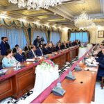 Prime Minister of Pakistan H.E. Muhammad Shehbaz Sharif and President of Azerbaijan H.E. Ilham Aliyev leading their respective delegations during bilateral talks