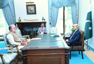 Former Deputy Speaker National Assembly Murtaza Javed Abbasi called on Prime Minister Muhammad Shehbaz Sharif.