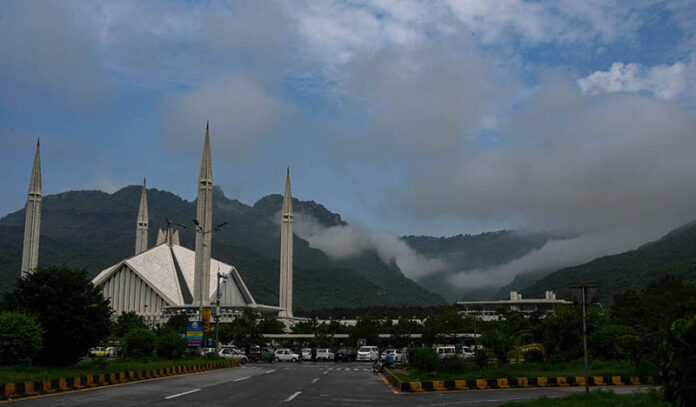A view of clouds hovering over the sky in the Federal Capital