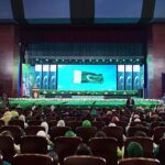 Prime Minister Muhammad Shehbaz Sharif addresssing Pakistan's Independence Day event