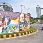 To observe “Youm-e-Istehsal”, banners and panaflexs displayed in front of Parliament House against Indian Government’s decision of revocation of the special status of disputed territory of Indian Illegally Occupied Jammu & Kashmir (IIOJK)