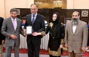 Federal Minister for Planning, Development, and Special Initiatives, Prof. Ahsan Iqbal addressing a conference on "Empowering a Digital Pakistan" organizing by Institute of Regional Studies & COPAIR.