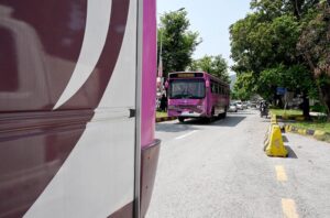 The 'Pink Bus Service' to facilitate female students, teachers and other women commuting from rural to urban areas is now running in the Super Jinnah, the service operates 20 buses across 10 routes, as announced by the Ministry of Federal Education and Professional Training in the Federal Capital.