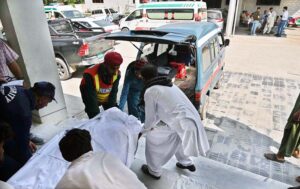 Twenty passengers killed when a coaster coming from Hawaili Kahuta to Rawalpindi fell into a ditch near Azad Pattan.