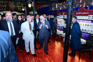 Prime Minister Muhammad Shehbaz Sharif visits various stalls at the 2nd International Food & Agriculture Exhibition