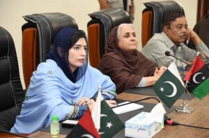 August 10 - First Lady of Pakistan and Member of National Assembly, Bibi Aseefa Bhutto Zardari Meeting with Party workers at Zardari House.