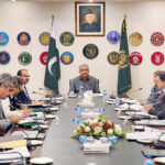 Federal Minister for Interior Mohsin Naqvi chairing the meeting of Special Committee for INGOs