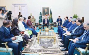 Secretary-General Commonwealth Patricia Scotland calls on Prime Minister Muhammad Shehbaz Sharif