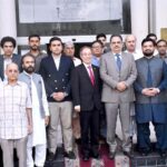 A group Photo of H.E Mr Park Kijun, Ambassador of Republic of Korea to Pakistan with exporters at Chamber of commerce