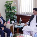 U.S. Ambassador to Pakistan Mr. Donald Blome calls on the Federal Minister for States and Frontier Regions Engr Amir Muqam