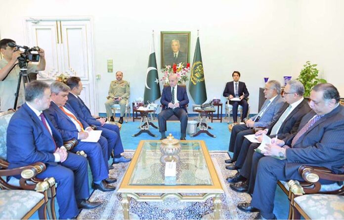 The Secretary-General of the Conference on Interaction and Confidence Building Measures in Asia (CICA), Ambassador Kairat Sarybay calls on Prime Minister Muhammad Shahbaz Sharif