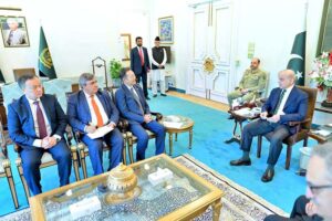 The Secretary-General of the Conference on Interaction and Confidence Building Measures in Asia (CICA), Ambassador Kairat Sarybay calls on Prime Minister Muhammad Shahbaz Sharif