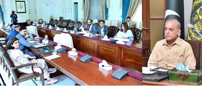 Prime Minister Muhammad Shehbaz Sharif chairs a review meeting regarding FBR Track & Trace System and FBR Transformation