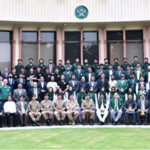 To honour Olympian Arshad Nadeem’s historic achievement, Chief of Army Staff (COAS) General Syed Asim Munir, NI (M) hosted a ceremony at Army Auditorium GHQ. The event was attended by sports teams and legendary olympians including 1984 Olympic and National Hockey Teams, National Cricket Team, Street Football Team, Army Polo Team, Visually Impaired Cricket and Women Goal Ball Teams, Medal Winners of Common Wealth, SAF and Asian Games and participants of Paris Olympics 2024. Notable legends included Jehangir Khan, Isalah Ud Din, Shahbaz Senior, Sohail Abbas, Muhammad Asif and Aisam-ul-Haq. The event was also attended by Arshad Nadeem’s close relatives, associates and coaches