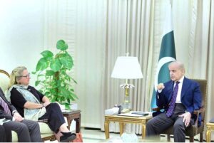 Prime Minister Muhammad Shehbaz Sharif met the German Federal Minister for Economic Cooperation and Development, Ms. Svenja Schulze at the Prime Minister's House