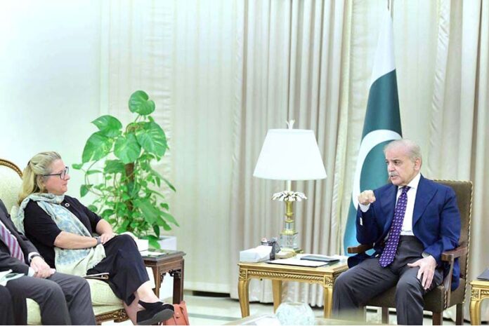 Prime Minister Muhammad Shehbaz Sharif met the German Federal Minister for Economic Cooperation and Development, Ms. Svenja Schulze at the Prime Minister's House
