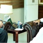 Ambassador in China Khalil Hashmi called on Federal Minister for Board of Investment, Privatization and Communications Abdul Aleem Khan