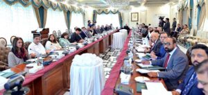 Prime Minister Muhammad Shehbaz Sharif chairs a review meeting on Chinese investment in Pakistan.