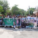 MPA Uzma Raja with Vice-Chancellor Professor Dr. Zill-i-Huma Nazli are participated a walk during 77th Independence Day celebrations at Government College Women University Faisalabad (GCWUF)