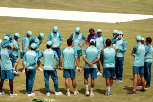 The first training session of Pakistan Shaheens is underway at Islamabad Club, ahead of their four-day matches of two series against Bangladesh A, starting from August 13 in Federal Capital.