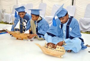 Students exhibiting their skills obtained in 18 months technical training program, under Balochistan Education Support Program II in collaboration with UNICEF and European Union