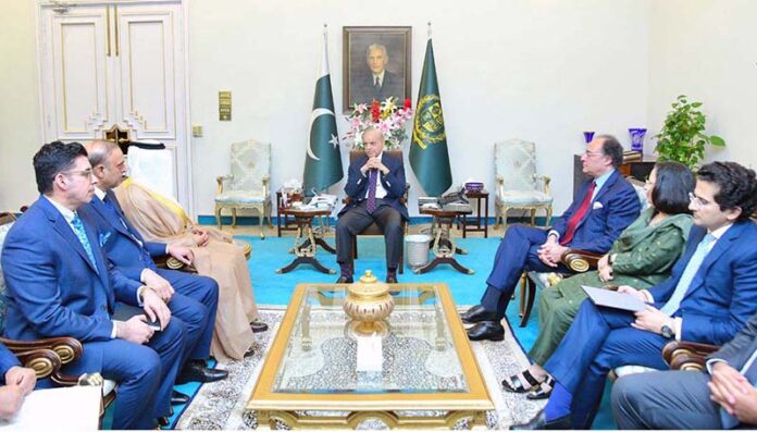 Chairperson Arab Monetary Fund Dr. Fahad M Alturki calls on Prime Minister Shehbaz Sharif