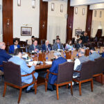 Prime Minister Muhammad Shehbaz Sharif chairing a review meeting regarding Pakistan Polio Eradication Program