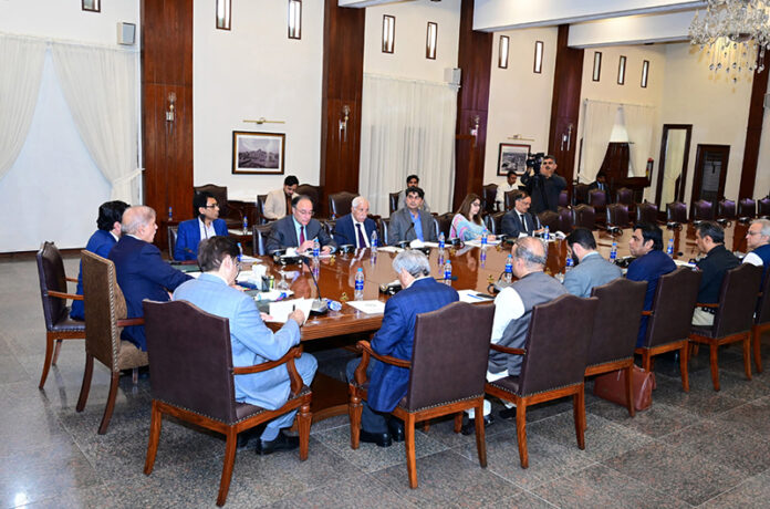 Prime Minister Muhammad Shehbaz Sharif chairing a review meeting regarding Pakistan Polio Eradication Program