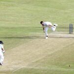 Bangladesh batsman Shadman Islam in action during the second day of the play of 1st Test cricket match between Pakistan and Bangladesh at Pindi Cricket Stadium in Rawalpindi