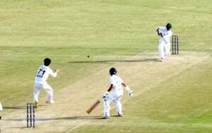 Bangladesh batsman Zakir Hasan in action during the second day of the play of 1st Test cricket match between Pakistan and Bangladesh at Pindi Cricket Stadium in twin cities